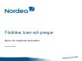 Barn och ungdomars konsumtion