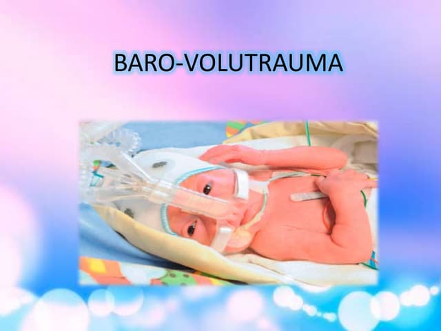 barotrauma vs volutrauma barotrauma vs volutrauma