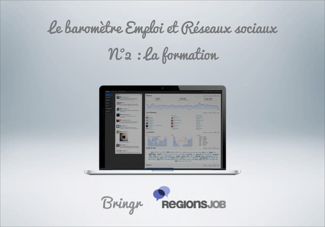 Barometre Emploi et réseaux sociaux n°2 : la formation