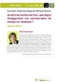 Baromètre de l'engagement Facebook - Millward Brown France - Fevrier 2012