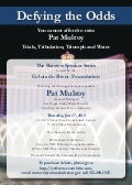 Barstow speaker series invite