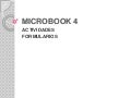 Base de datos microbook 4