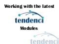 Working with the Latest Tendenci Modules