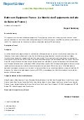 Bathroom Equipment: France  (Le March� des �quipements de Salle de Bains en France )