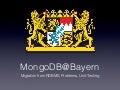 Replacing Oracle with MongoDB for a templating application at the Bavarian government