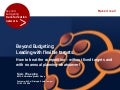 Beyond Budgeting: Leading with Flexible Targets. 2-day seminar