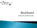 Using The Grade Center