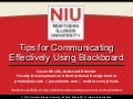 Tips for Communicating Effectively Using Blackboard