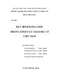 Bất bình đẳng giới trong giáo dục - trang bìa