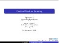 Practical Machine Learning 