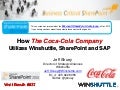 How the Coca-Cola Company is using SharePoint, Excel and SAP