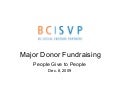 BCSVP Major Donor Fundraising