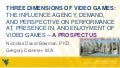 Three Dimensions of Video Games 