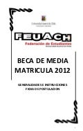Beca feuach 2012 