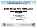 Chicago&rsquo;s State of Health