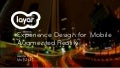 AR Experience Design @ ARE2011