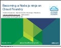 Cloud Foundry Open Tour Beijing: Becoming a Node.js Ninja on  Cloud Foundry