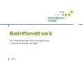 Bedriftsnettverk   kortversjon