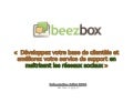 Beezbox:  développez votre activité en exploitant les facebook, twitter et LinkedIn