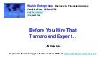 Before You Hire That Turnaround Expert