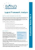 Beginners Guide To Logical Framework Approach (BOND)