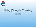 Beginning Jquery In Drupal Theming