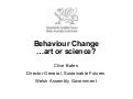 Behaviour change presentation