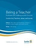 Being a Teacher: Section Six - Teachers, values and society