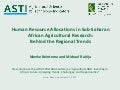 Human Resource Allocations in African Agricultural Research: What Do The Data Tell Us?