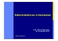 Administratie en e-factureren, Belastingdienst