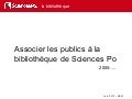 Beldiman associer les publics sc po abf 2012