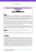 E-learning and intercultural dimensions of learning theories and teaching models
