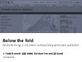 Below the fold: Architecting a mission-critical department website