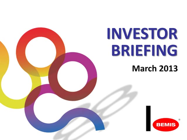 BMS Investor Briefing