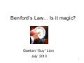 Benford&rsquo;s law