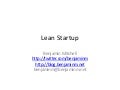 Lean startup
