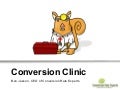 Conversion Site Clinic: Live! - Ben Jesson
