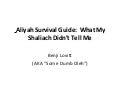 Benji Lovitt Aliyah Survival Guide: What My Shaliach Didn’t Tell Me