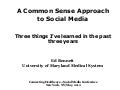 Three things I&rsquo;ve learned about Healthcare Social Media