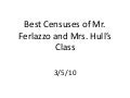 Best Censuses