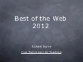 Best of the Web Nov. 2012 