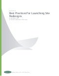 Best practices for launching site redesigns