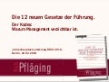 [DE] "Die 12 neuen Gesetze der Führung", Vortrag mit Niels Pfläging beim BDIU-Jahreskongress (Berlin/D)