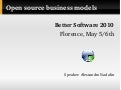 Open source business models