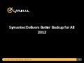 Better Backup For All - February 2012