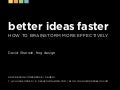 Better Ideas Faster: How to Brainstorm More Effectively