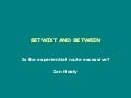 Betwixt and between-liminality in community development