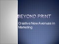 Beyond Print Pp   Part 1