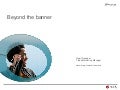 Beyond the banner