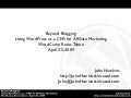 Using WordPress as a CMS for Affiliate Marketing